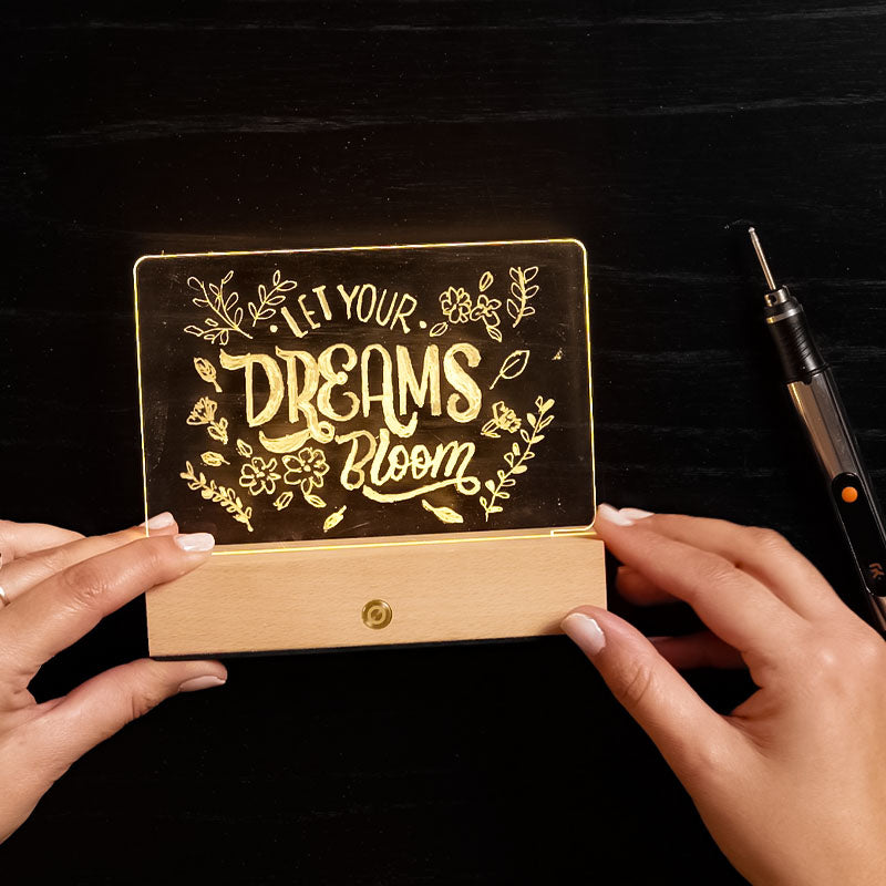 Project Kit: Engrave an Acrylic Lamp