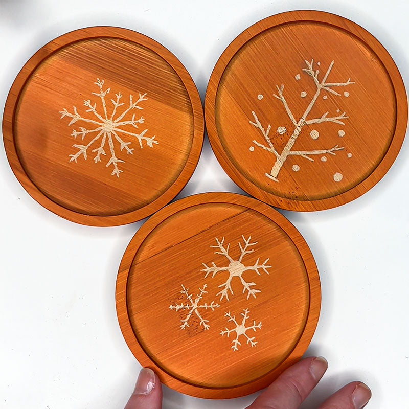 Project Kit: Engrave Wood Coasters